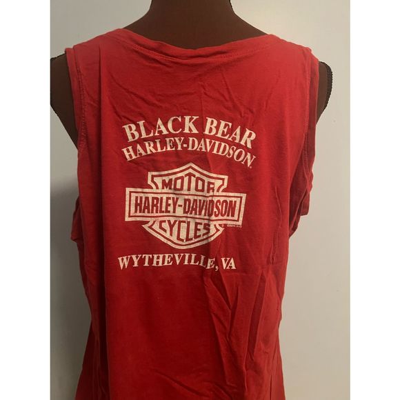 Harley Davidson Sleeveless T-shirt size 1X - Picture 3 of 6